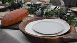 Outdoor breakfast plate | grey