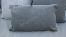 Kussen outdoor | Ella taupe 30 x 50 cm