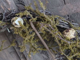 Mos takken krans namaak | 45 cm