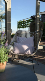 Kussen outdoor | Ella lila 50 x 50 cm