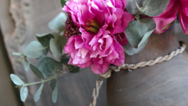 Eucalyptus zijden tak dried | 28 cm
