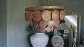 Schijfjeslamp Sober incl fitting  | roest M