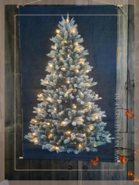 Wanddoek XMAS TREE DARK LED | L