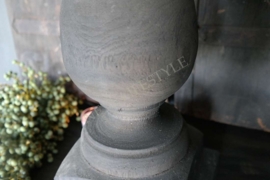 Balusterlamp Lois |  antique grey L
