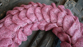 Jute krans | 40 cm roze
