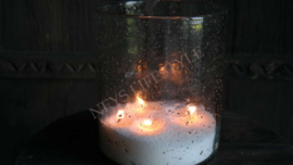 Kaarsenzand wit 400 gr |  geur Winter dreams