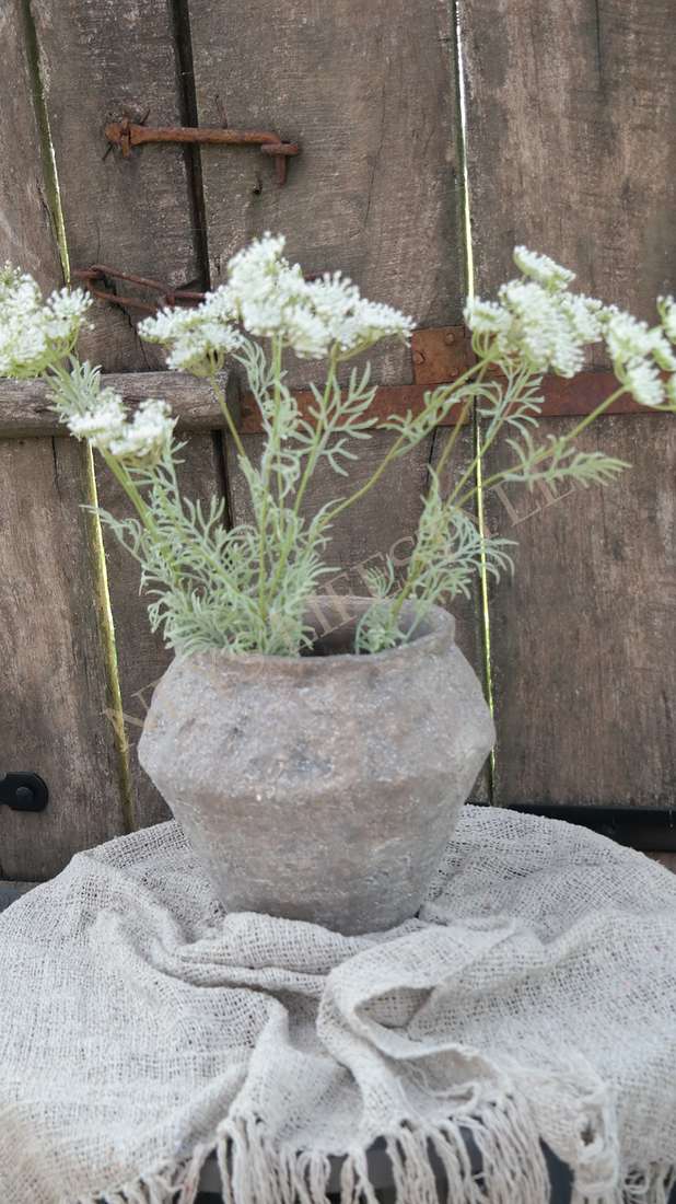 Wildwortel /fluitekruid kunst bloem | wit S