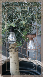 Solar buitenlamp hanger | zwart