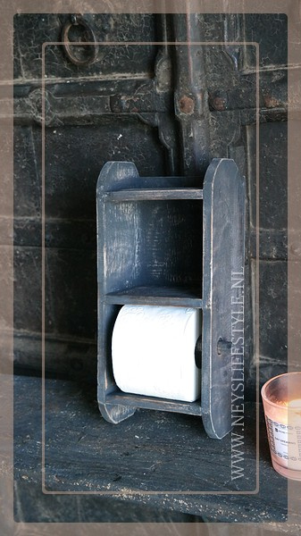 WC rolhouder | greywash