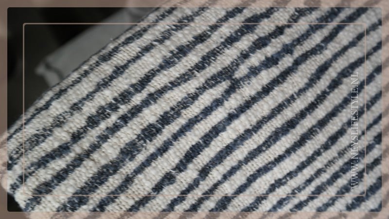Plaid 130 x 170 cm | stripe blue