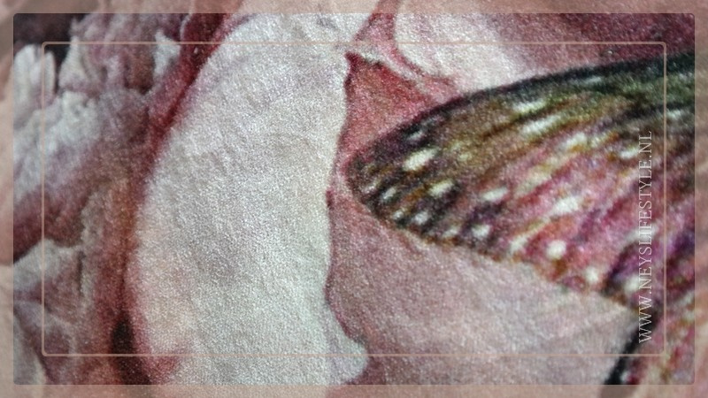 Kussen fluweel 40 x 60 cm | pioenroos