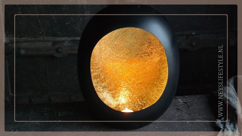 Goldcup egg metal | black gold L
