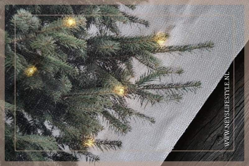 Wanddoek XMAS tree LED | M