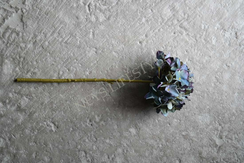 Hortensia zijden bloem | blauw 