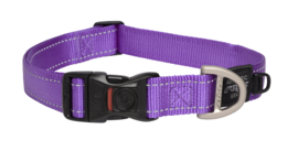 Rogz 4 Dogz Nylon Halsband Paars