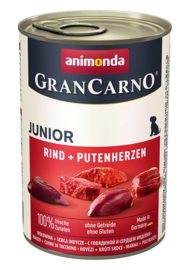 6 x Grancarno Junior Rund & Kalkoen 400 gram