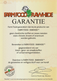 Farm Food Rawhide Impressed  Medium 15 cm.
