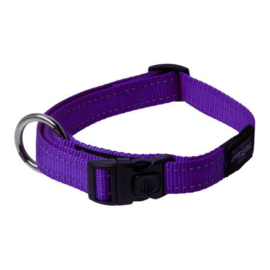 Rogz 4 Dogz Nylon Halsband Paars