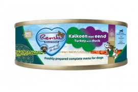 Renske Dog Kalkoen & Eend 95 gram (4 stuks)