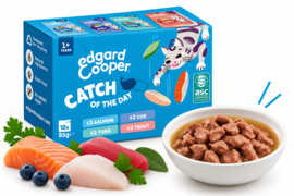 Edgard & Cooper Catch of the Day Multipack 12 x 85 gr. | Natvoer Pouch