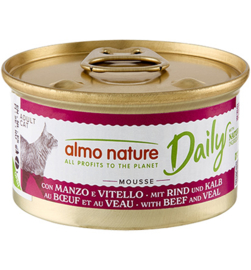 Almo Nature Daily Mousse Rund & Kalf (10 stuks)