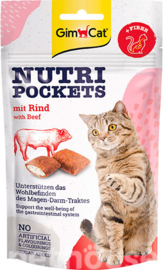 Gimcat Nutripockets met Rund (3 stuks)