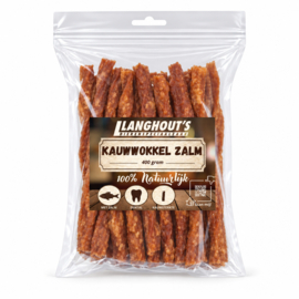 Kauwwokkel Zalm 400 gram