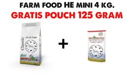 Farm Food mini classic 4 kg. + GRATIS Pouch
