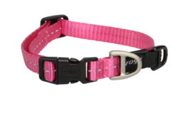 Rogz 4 Dogz Nylon Halsband Roze