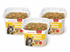Sanal Cheese Bites Cups (3 stuks) | Kattensnacks