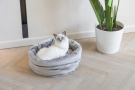 DBL Kattenmandje Fluco grijs