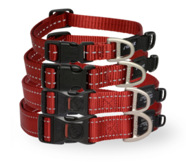 Rogz 4 Dogz Nylon Halsband Rood