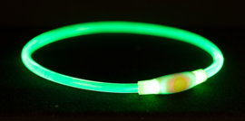 USB LedTube Halsband groen