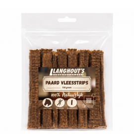 Paard Vleesstrips 150 gram | Hypoallergene Hondensnack