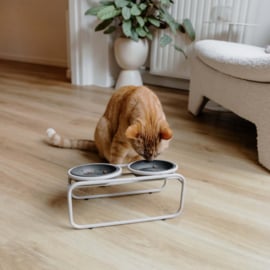 District70 Kattenvoerbakstandaard Butler Beige