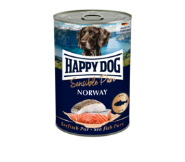 Happy Dog Norway Zeevis 400 gram (4 stuks)