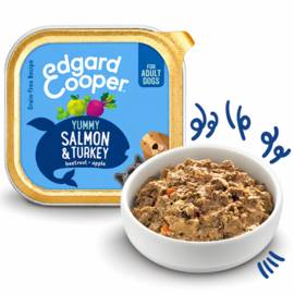 Edgard & Cooper Kuipjes Zalm 150 gram. (6 stuks)