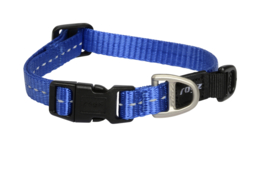 Rogz 4 Dogz Nylon Halsband Blauw