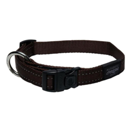 Rogz 4 Dogz Nylon Halsband Bruin