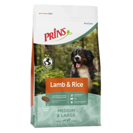 Prins Procare Lam & Rijst 12 kg.