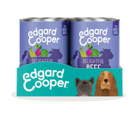Edgard & Cooper blikjes Rund 400 gr. (6 stuks)