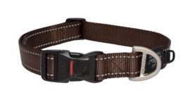 Rogz 4 Dogz Nylon Halsband Bruin
