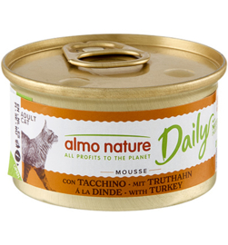 Almo Nature Daily Mousse Kalkoen (10 stuks)