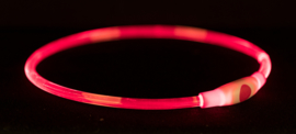 USB LedTube Halsband rood