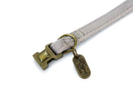 Kattenhalsband Velura Grijs