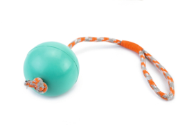 Rubber bal met koord mint