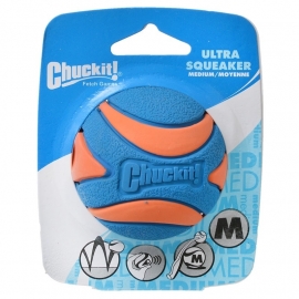 Chuckit ultra squeaker ball M