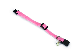 Kittenhalsbandje nylon zacht roze