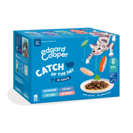 Edgard & Cooper Catch of the Day Multipack 12 x 85 gr. | Natvoer Pouch