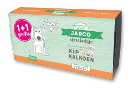 Jarco Vleeskuipje Kip & Kalkoen 1+1 GRATIS (6 stuks)